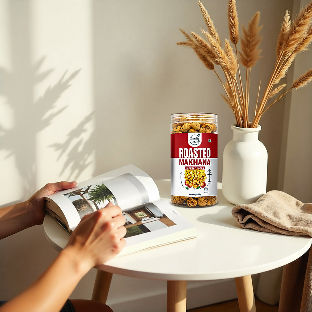 Crunchy Karma Roasted Makhana – Tandoori Tango