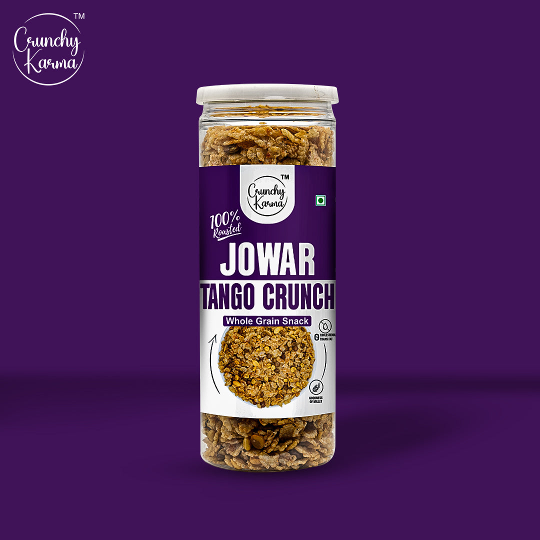 Crunchy Karma Jowar Tango Crunch – Roasted Snack of Jowar, Lentils & Seeds