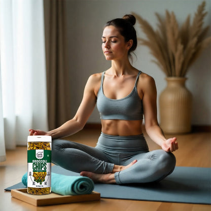 Crunchy Karma Broccoli Chips – Sriracha