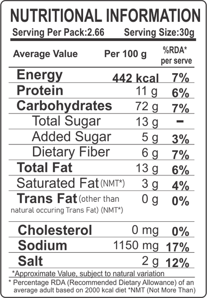 Crunchy Karma Jowar Tango Crunch – Roasted Snack of Jowar, Lentils & Seeds