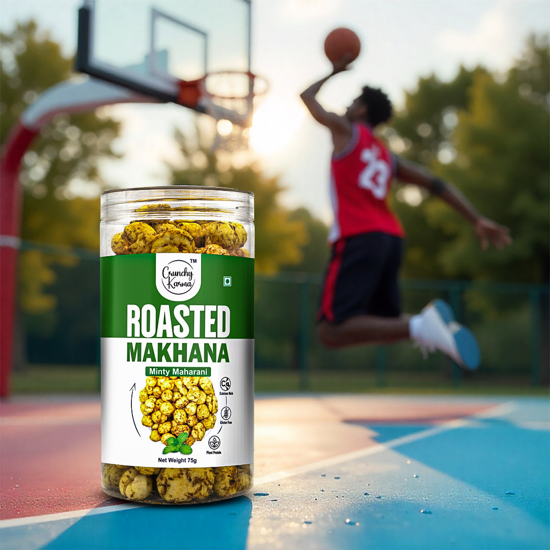 Crunchy Karma Roasted Makhana – Minty Maharani