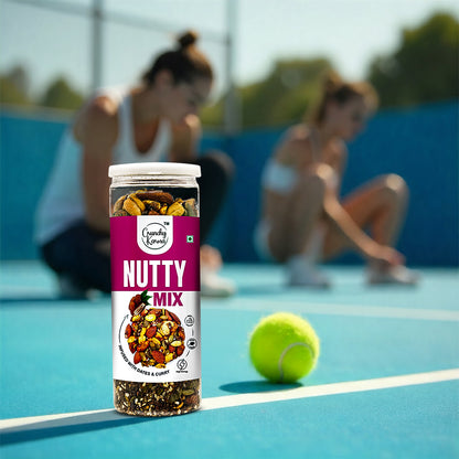 Crunchy Karma Nutty Mix – Infused with Date & Curry Leaves