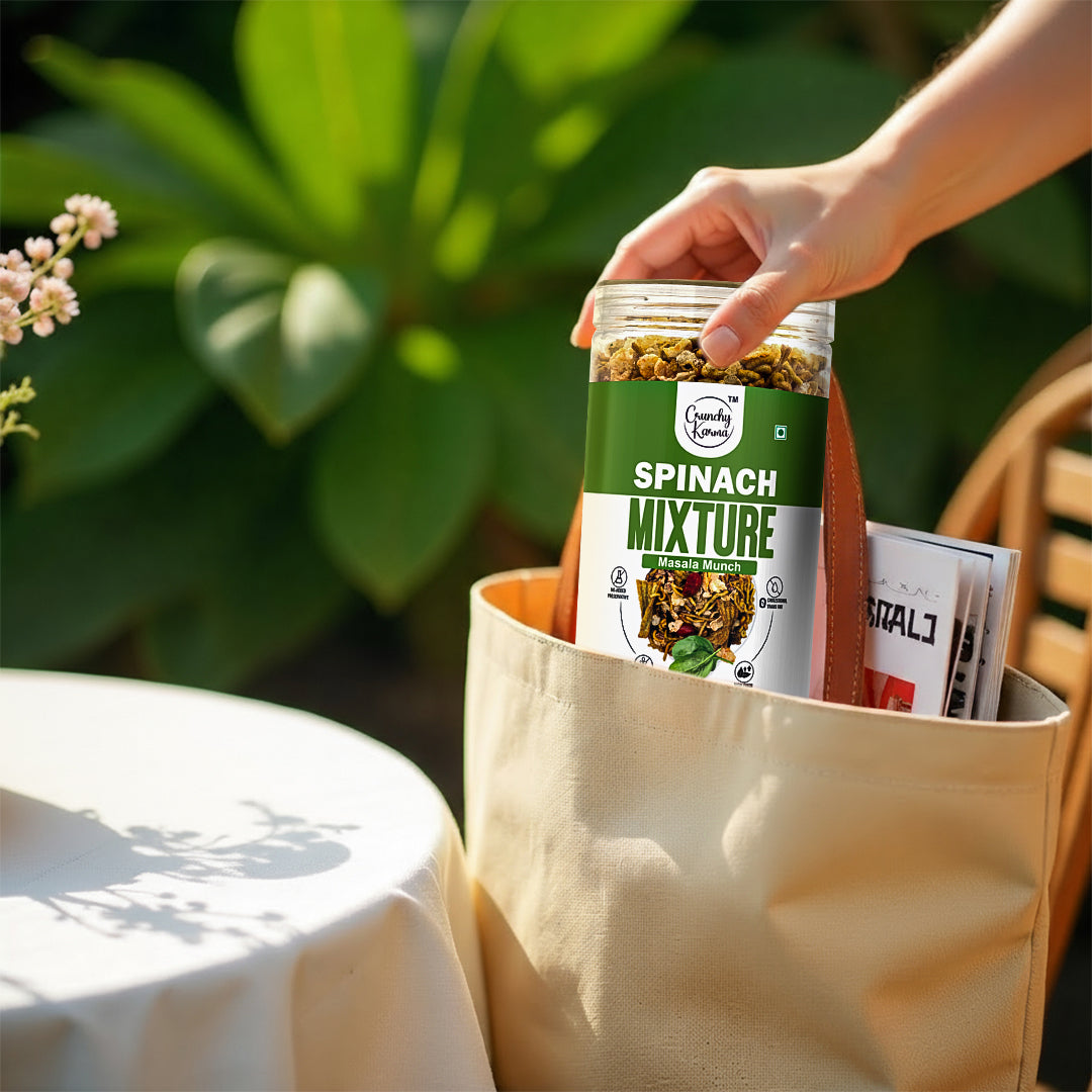 Crunchy Karma Spinach Mixture – Peri Peri