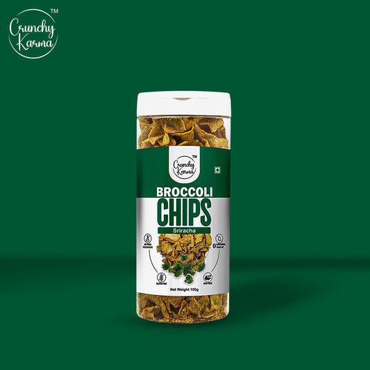 Crunchy Karma Broccoli Chips – Sriracha