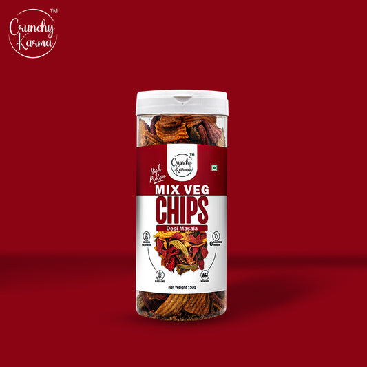 Crunchy Karma Mix Veg Chips – Desi Masala