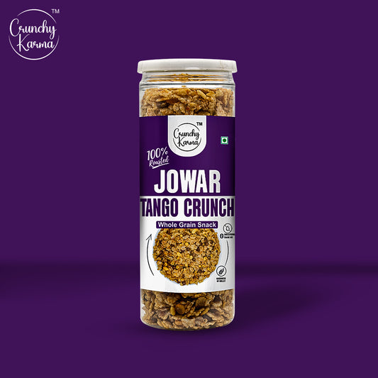 Crunchy Karma Jowar Tango Crunch – Roasted Snack of Jowar, Lentils & Seeds