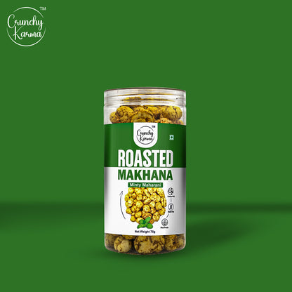 Crunchy Karma Roasted Makhana – Minty Maharani